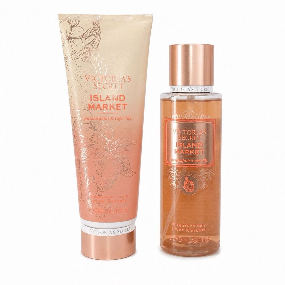 Victoria’s Secret Island Market Mist Lotion Set NEW
